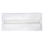 2x4 LED Troffer Retrofit with center basket design and light diffusing lens for commercial ceilings