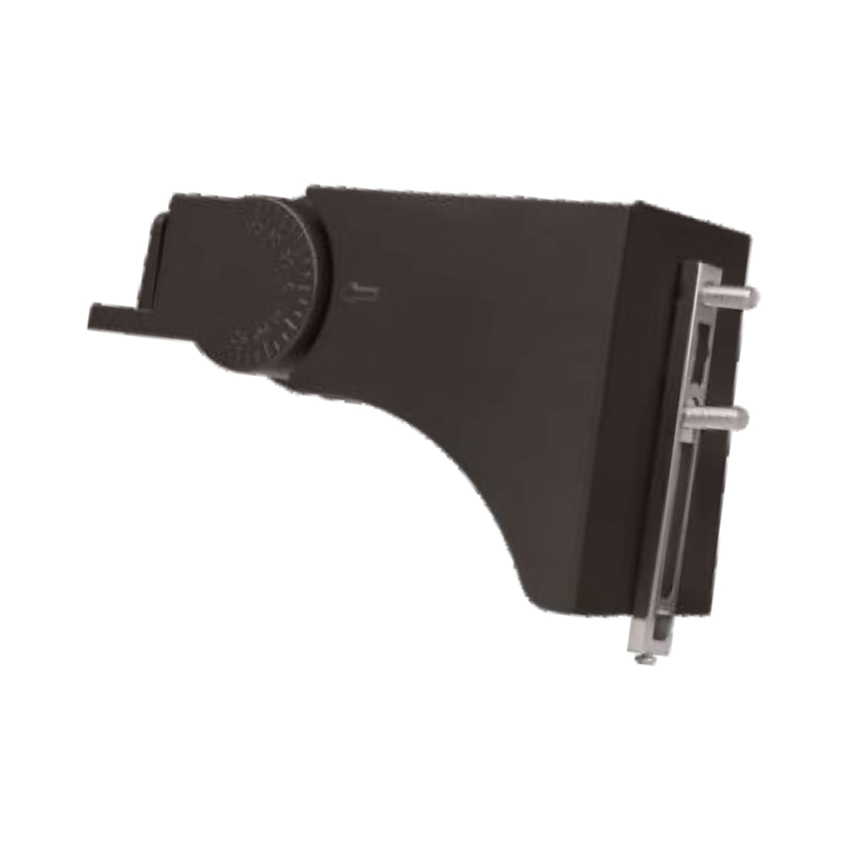 Adjustable Square and Round Pole Mount in dark bronze designed for SBXT3DB area lights installation and positioning