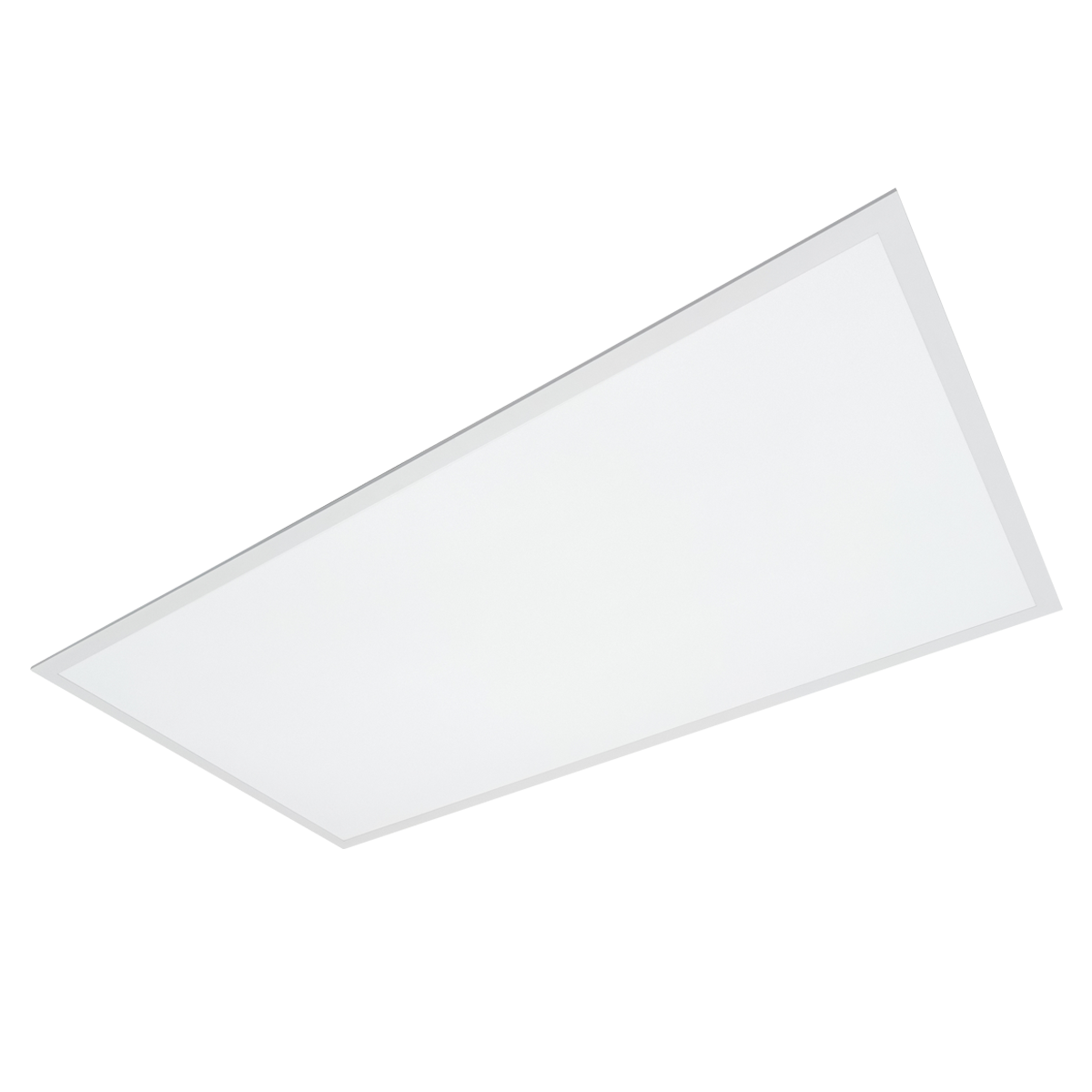 2x4 LED Panel Light with 5 color temperatures and wattages for versatile ceiling installation in various settings
