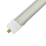 Close-up of an 8ft LED Tube 3 CCT Selectable 40W Type B showing LED chips and pin base details.