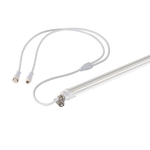 6ft LED refrigerated display case light with connectors, 30W, 5500 lumens, 5000K daylight, IP65 rated housing