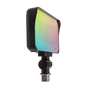 LED Flood Light RGBW 60W RAB X34 with adjustable bracket and multicolor lighting panel for versatile illumination